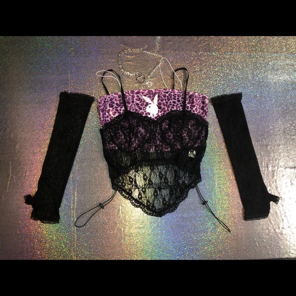 Rework vintage playboy top set - Picture 2 of 2